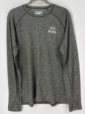 KUIU Active Merino Long Sleeve Crew T shirt 105 Evergreen
